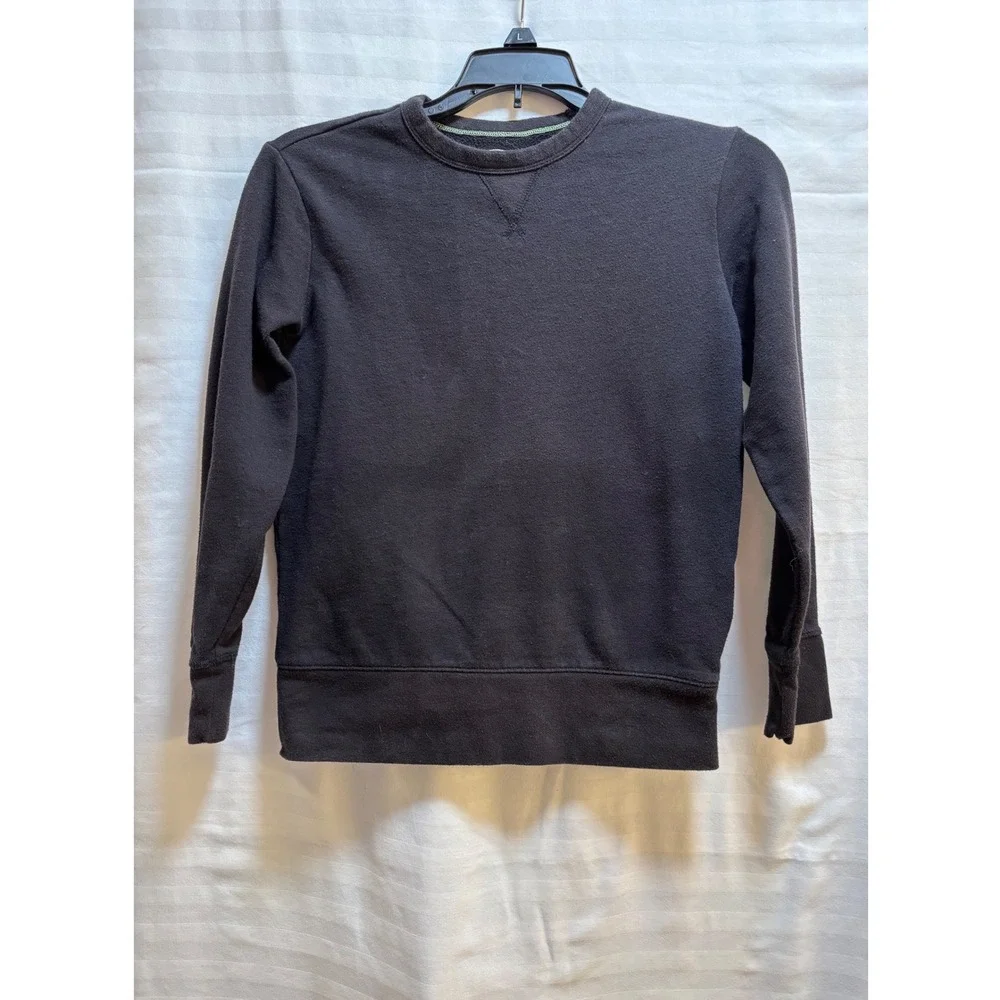 Athletic Works Kids‎ L 10-12 Black Long Sleeve Crewneck Sweatshirt
